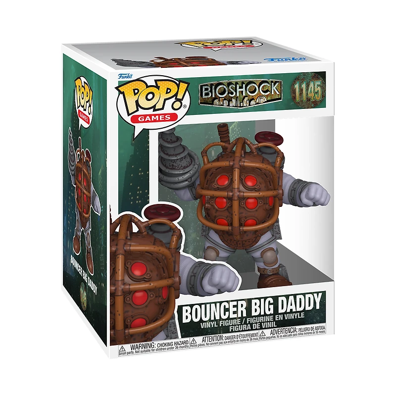 Funko POP! Super: Bioshock Bouncer Big Daddy 5.7-in Vinyl Figure