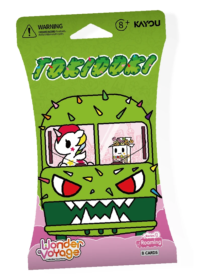 Tokidoki Wonder Voyage Collectible Cards Roaming Edition Booster Pack (Styles May Vary)