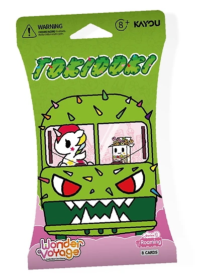 Tokidoki Wonder Voyage Collectible Cards Roaming Edition Booster Pack (Styles May Vary)