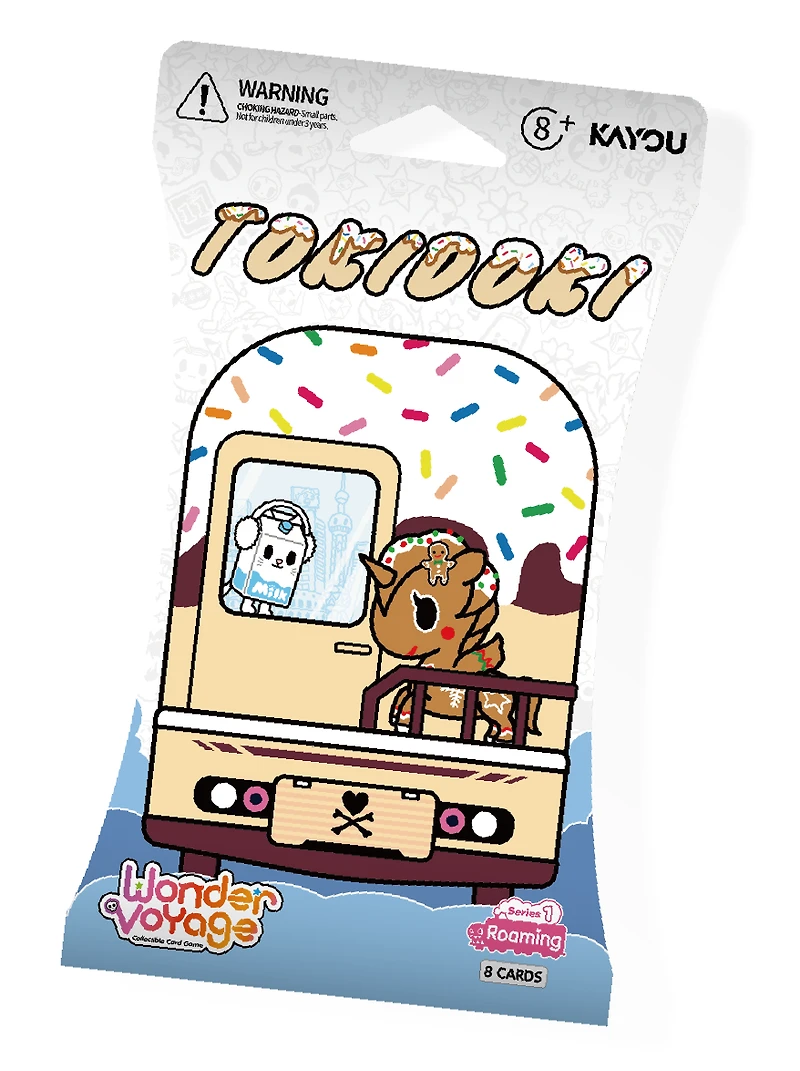 Tokidoki Wonder Voyage Collectible Cards Roaming Edition Booster Pack (Styles May Vary)
