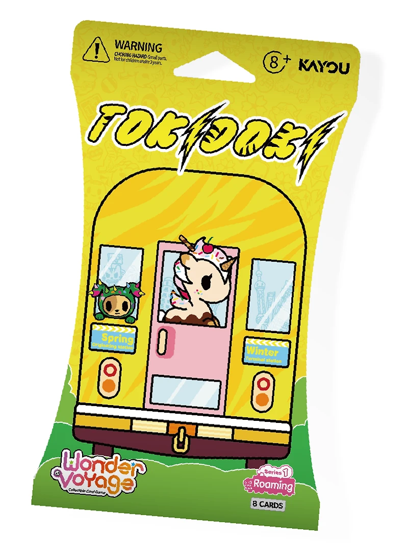 Tokidoki Wonder Voyage Collectible Cards Roaming Edition Booster Pack (Styles May Vary)