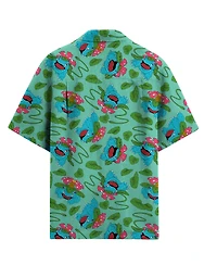 Pokemon Venusaur Leaves Unisex Button Up Shirt GameStop Exclusive