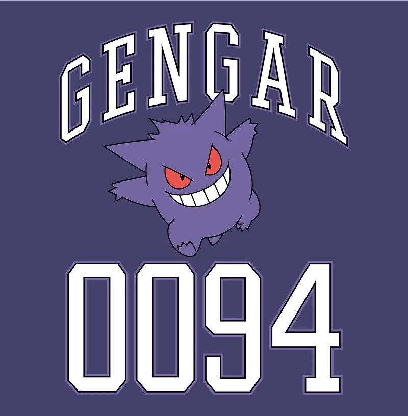 Pokemon Gengar Unisex Batting Jersey GameStop Exclusive