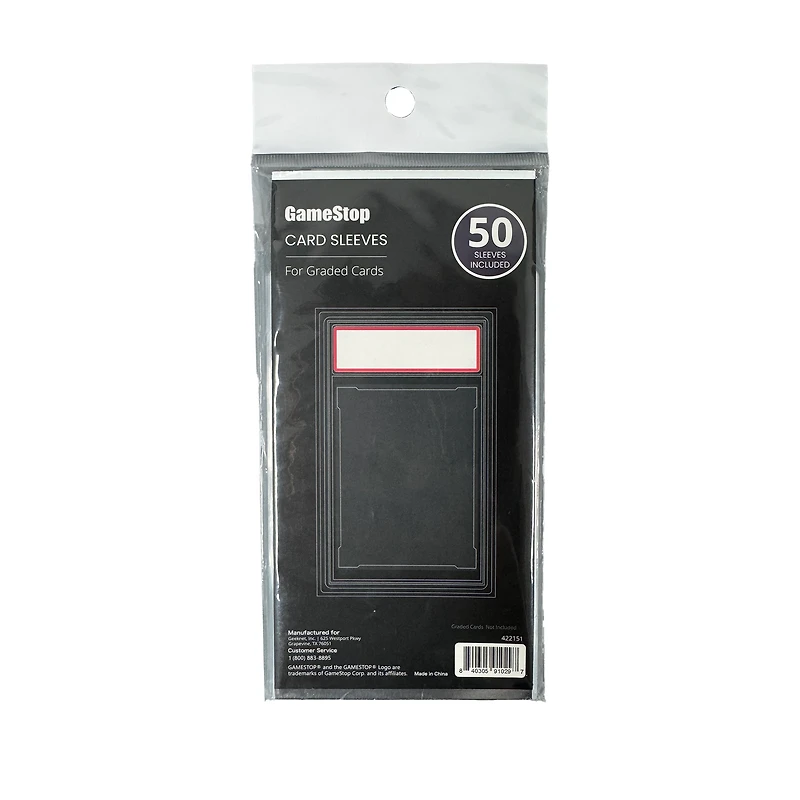 GameStop PSA Graded Trading Card Sleeve (50-Count)