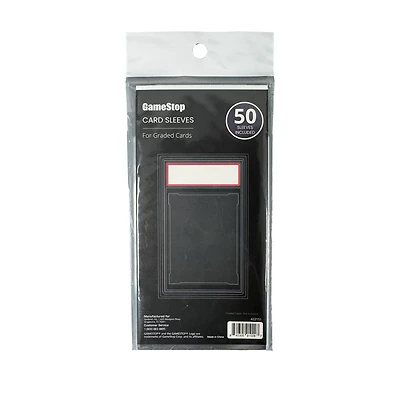 GameStop PSA Graded Trading Card Sleeve (50-Count)
