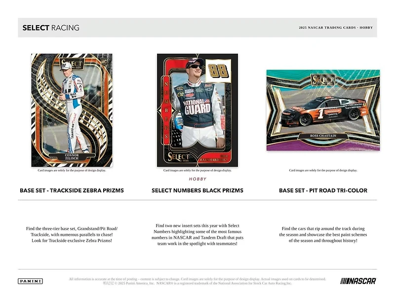 2025 Panini Select Racing NASCAR Blaster Box