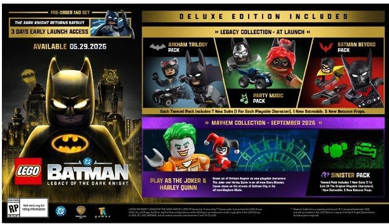 LEGO Batman: Legacy of the Dark Knight Deluxe Edition - Nintendo Switch 2