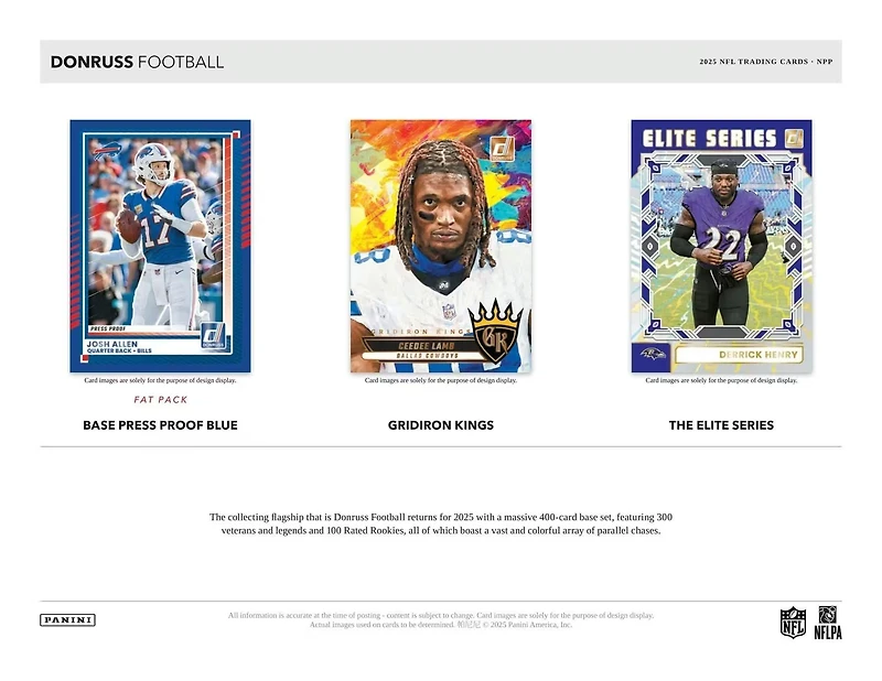 2025 Panini Donruss NFL Football Blaster Box