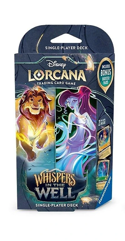Disney Lorcana: Whispers in the Well Chapter 10 Single-Player Deck (Amber and Emerald)