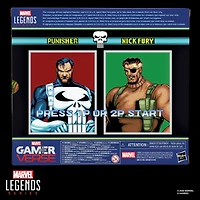 Hasbro Marvel Legends Series Gamerverse Punisher and Nick Fury 6-In Action Figure Set