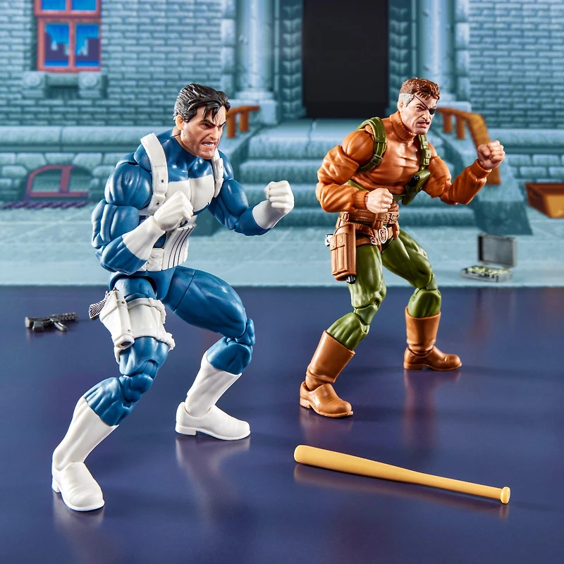 Hasbro Marvel Legends Series Gamerverse Punisher and Nick Fury 6-In Action Figure Set