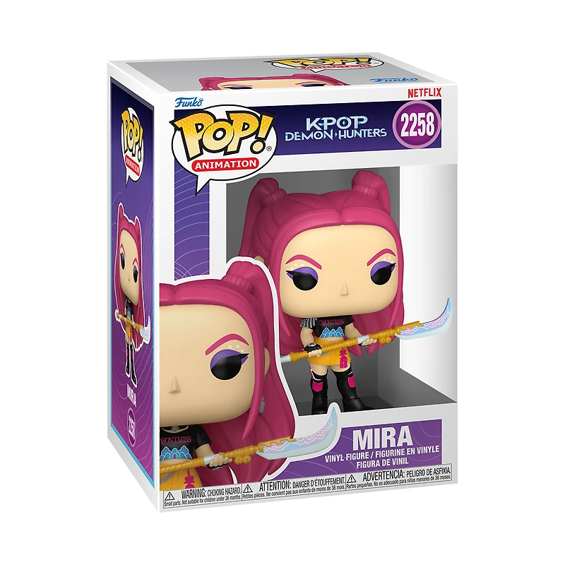 Funko POP! Animation: KPop Demon Hunters Mira 4.4-in Vinyl Figure