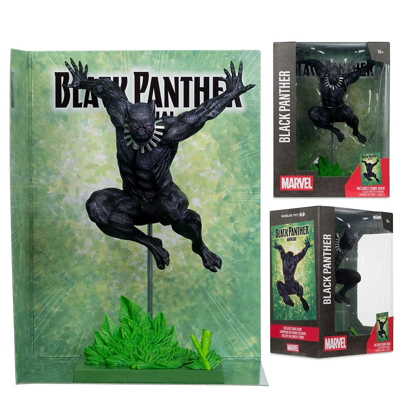 McFarlane Toys Collection Marvel Black Panther - Black Panther (Issue 1) 1:6th Scale Statue