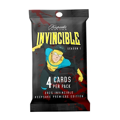 2025 Invincible Season 1 Keepsake Premiere Hanger Pack