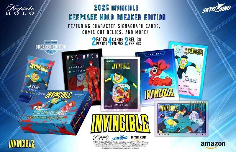 2025 Invincible Season 1 Keepsake Premiere Hanger Pack