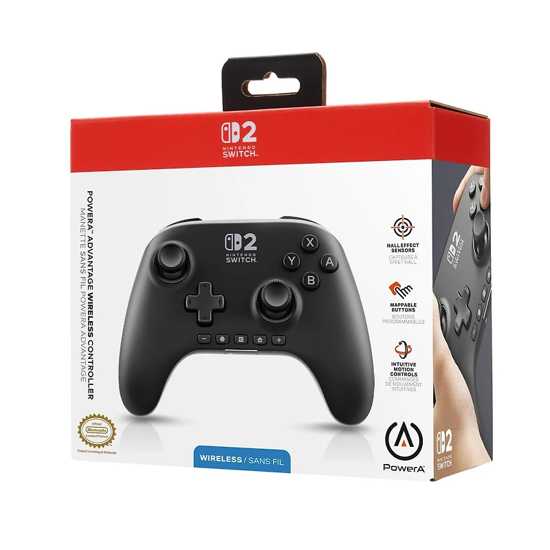 PowerA Advantage Wireless Controller for Nintendo Switch 2 - Black
