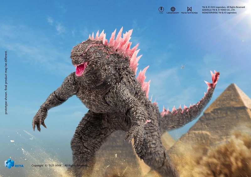 HIYA Exquisite Basic Series Godzilla x Kong The New Empire Godzilla (Heat Ray Godzilla Evolved Ver.) 6-in Action Figure