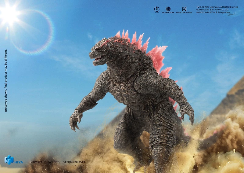 HIYA Exquisite Basic Series Godzilla x Kong The New Empire Godzilla (Heat Ray Godzilla Evolved Ver.) 6-in Action Figure