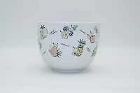 Pokemon Pikachu Lifestyle Fruit Script Toss Ceramic Ramen 20oz Bowl with Chopsticks and Spoon