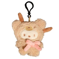 Sanrio Pochacco Cafe Latte Bear Plush Keychain Gamestop Exclusive