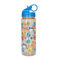 Pokemon Heads and Pokeball Outlines 20oz Plastic Water Bottle
