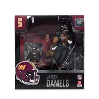McFarlane Toys SportsPicks NFL Series Washington Commanders Jayden Daniels (Alternate Black Uniform) 7-in Figure