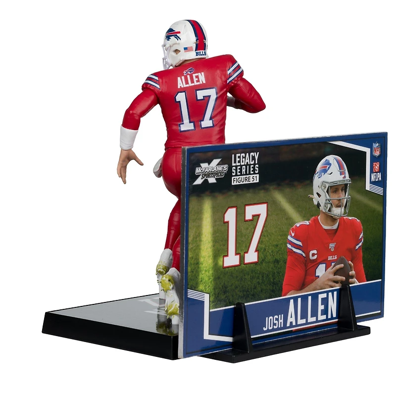 McFarlane Toys SportsPicks NFL Series Buffalo Bills Josh Allen (Red Color Rush Jersey) 7-in Figure