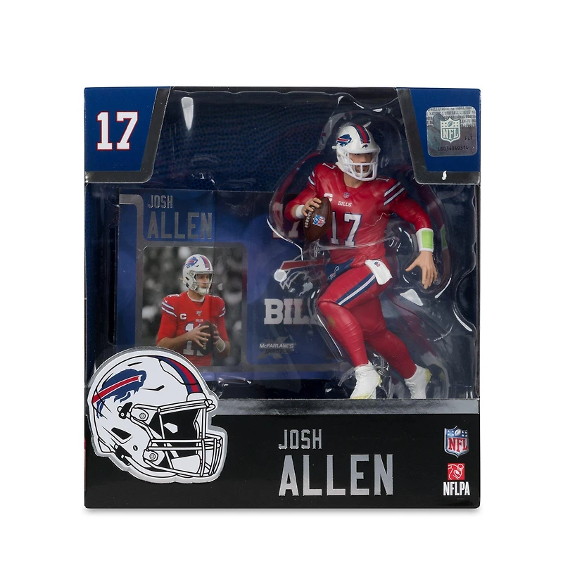 McFarlane Toys SportsPicks NFL Series Buffalo Bills Josh Allen (Red Color Rush Jersey) 7-in Figure