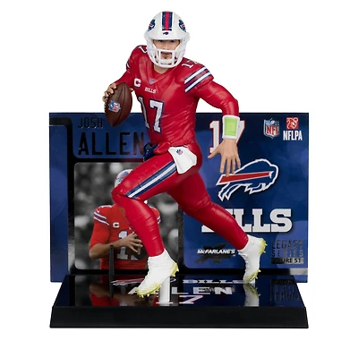 McFarlane Toys SportsPicks NFL Series Buffalo Bills Josh Allen (Red Color Rush Jersey) 7-in Figure