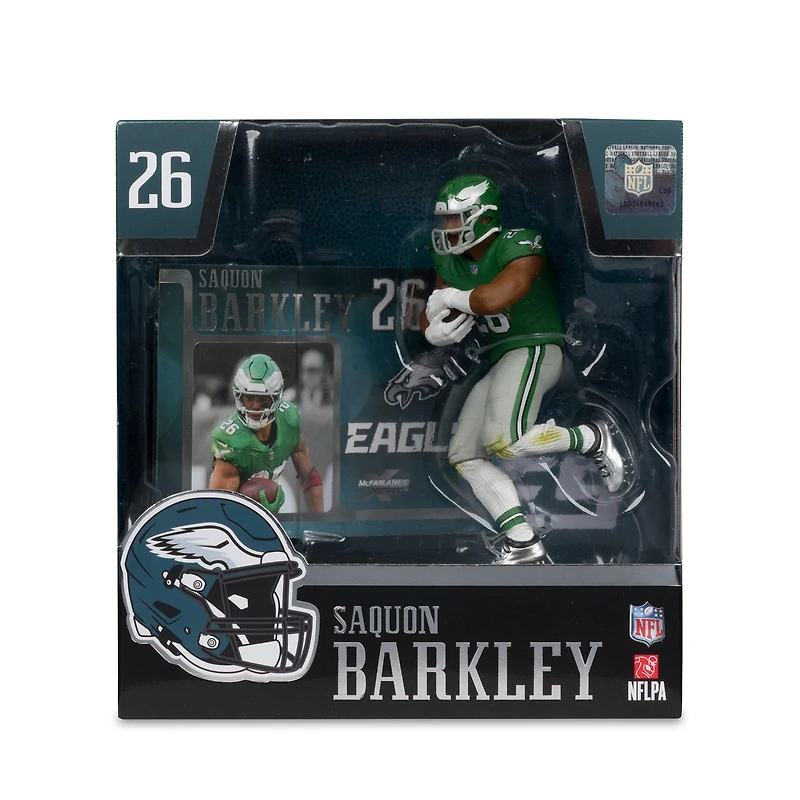 McFarlane Toys SportsPicks NFL Series Super Bowl Edition Philadelphia Eagles Saquon Barkley (Classic Uniform) 7-in Figure