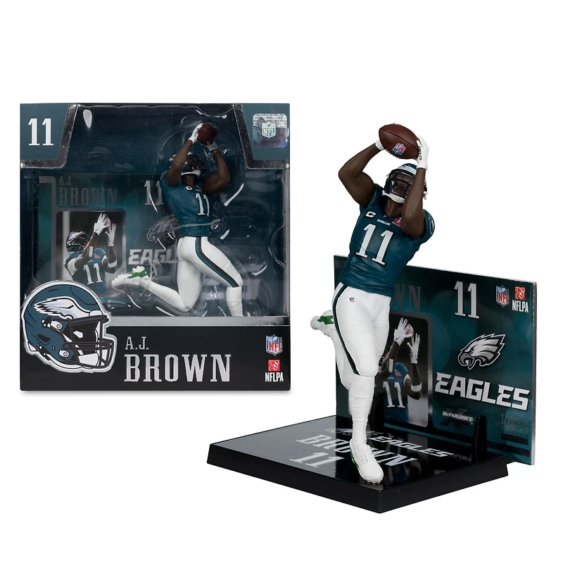 McFarlane Toys SportsPicks NFL Series Super Bowl Edition Philadelphia Eagles A.J. Brown 7-in Figure