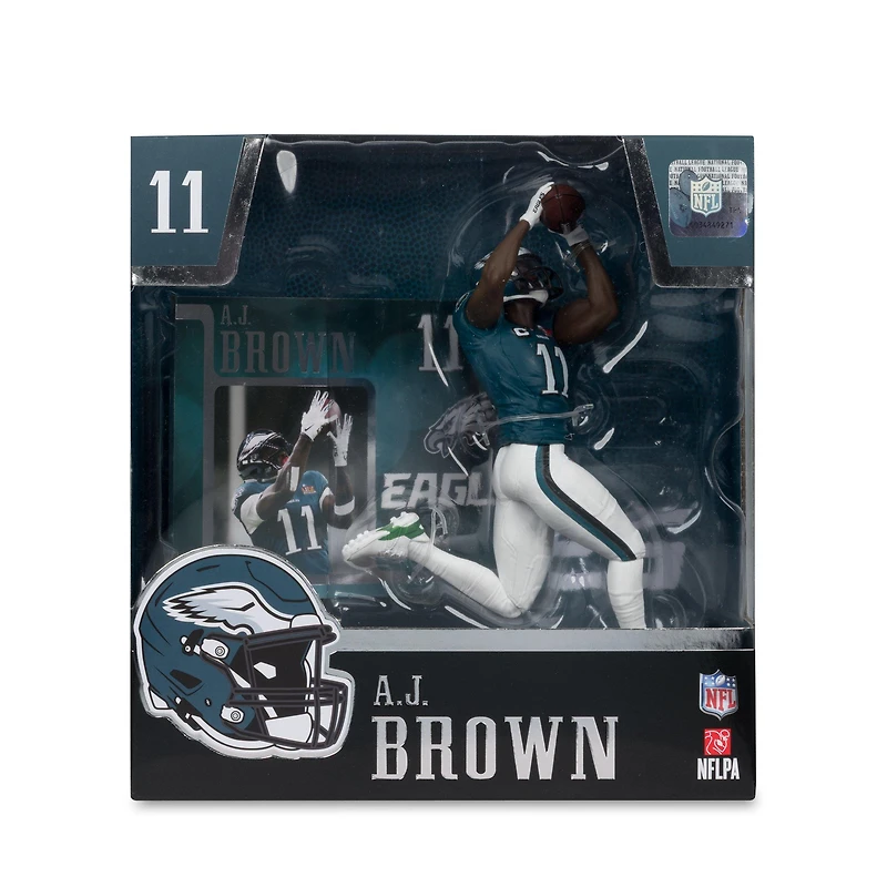 McFarlane Toys SportsPicks NFL Series Super Bowl Edition Philadelphia Eagles A.J. Brown 7-in Figure