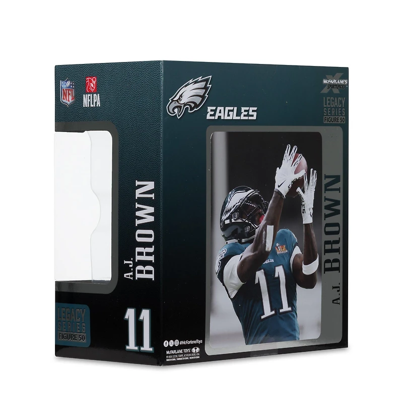 McFarlane Toys SportsPicks NFL Series Super Bowl Edition Philadelphia Eagles A.J. Brown 7-in Figure