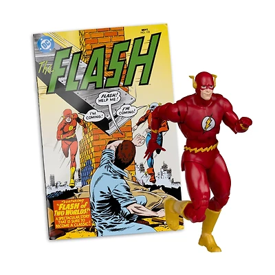 McFarlane Toys DC Direct The Flash 7-in Action Figure With Comic