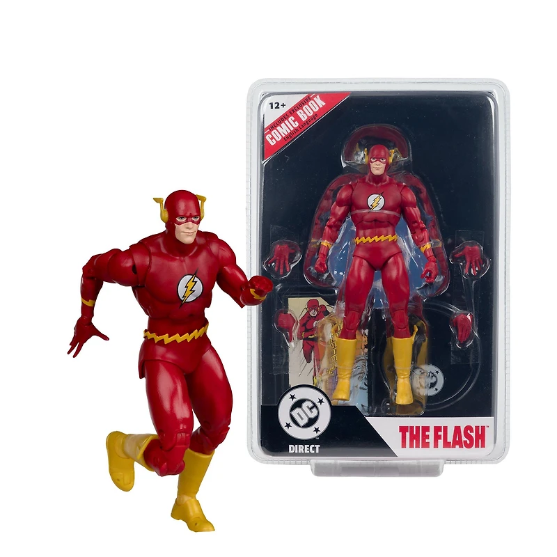 McFarlane Toys DC Direct The Flash 7-in Action Figure With Comic