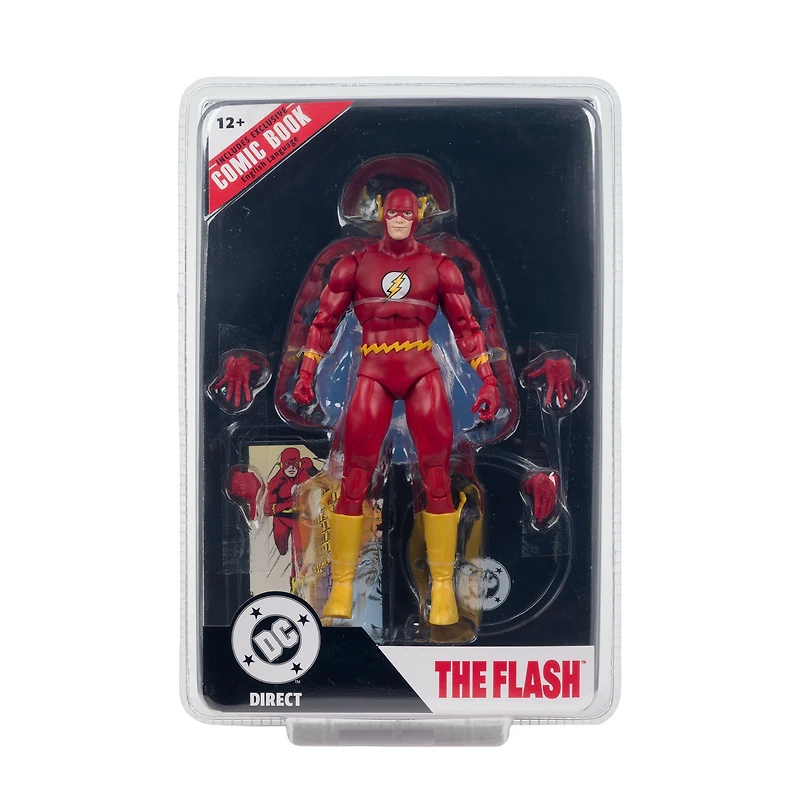 McFarlane Toys DC Direct The Flash 7-in Action Figure With Comic