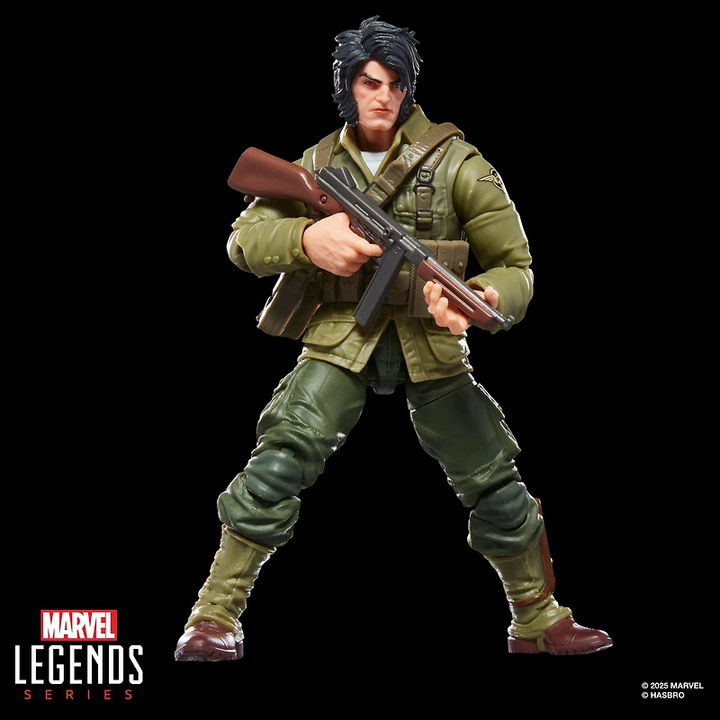 Hasbro Marvel Legends Series X-Men Wolverine (WWII Logan) 6-in Action Figure