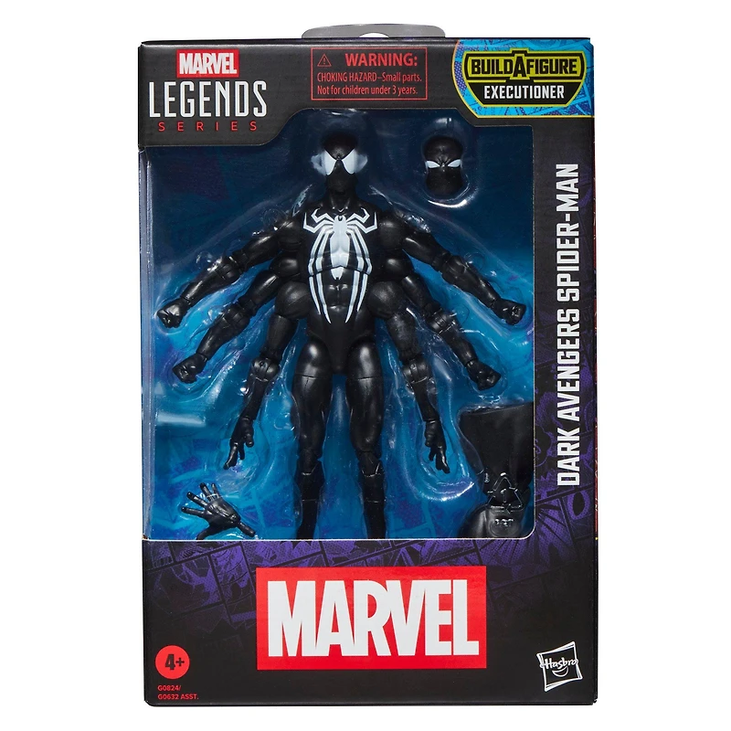 Hasbro Marvel Legends Series Dark Avengers Spider-Man 6-in Action Figure