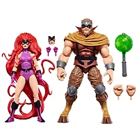 Hasbro Marvel Legends Series Inhumans Medusa and Gorgon 6-in Action Figure Set 2-Pack