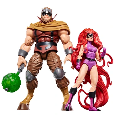 Hasbro Marvel Legends Series Inhumans Medusa and Gorgon 6-in Action Figure Set 2-Pack
