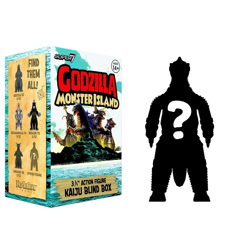 Toho Godzilla Monster Island ReAction Figure Blind Box