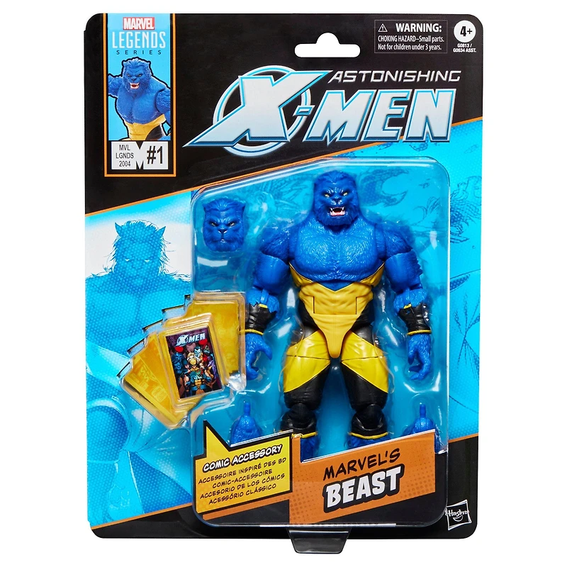 Marvel Legends Series Astonishing X-Men Beast 6-in Action Figure