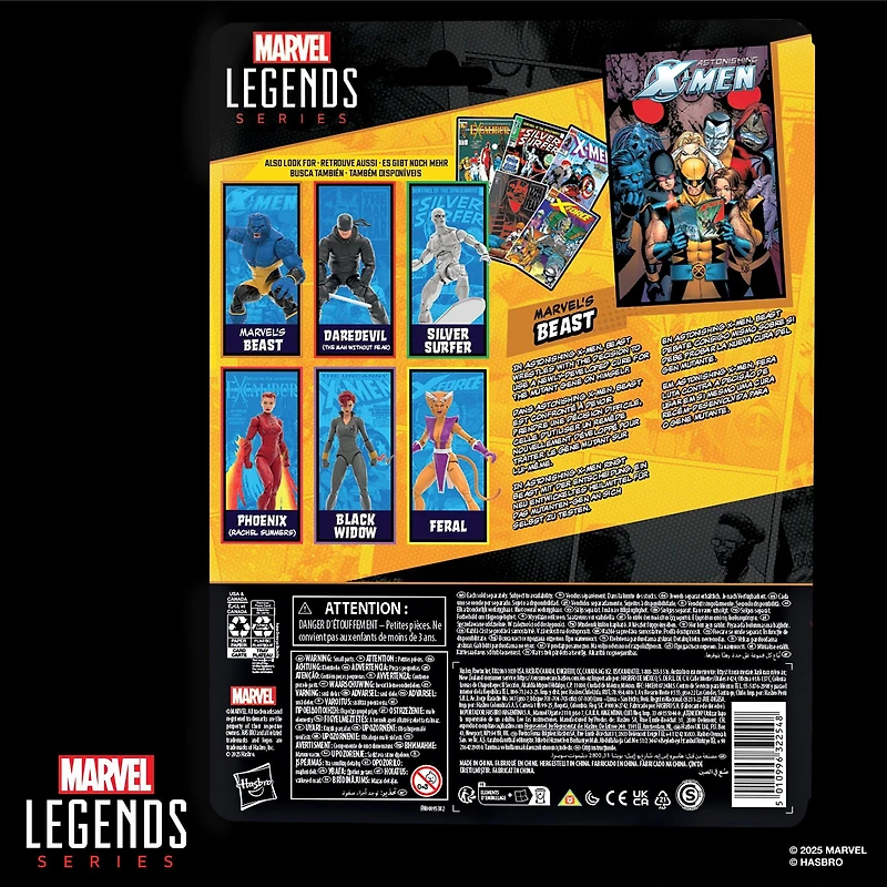 Marvel Legends Series Astonishing X-Men Beast 6-in Action Figure