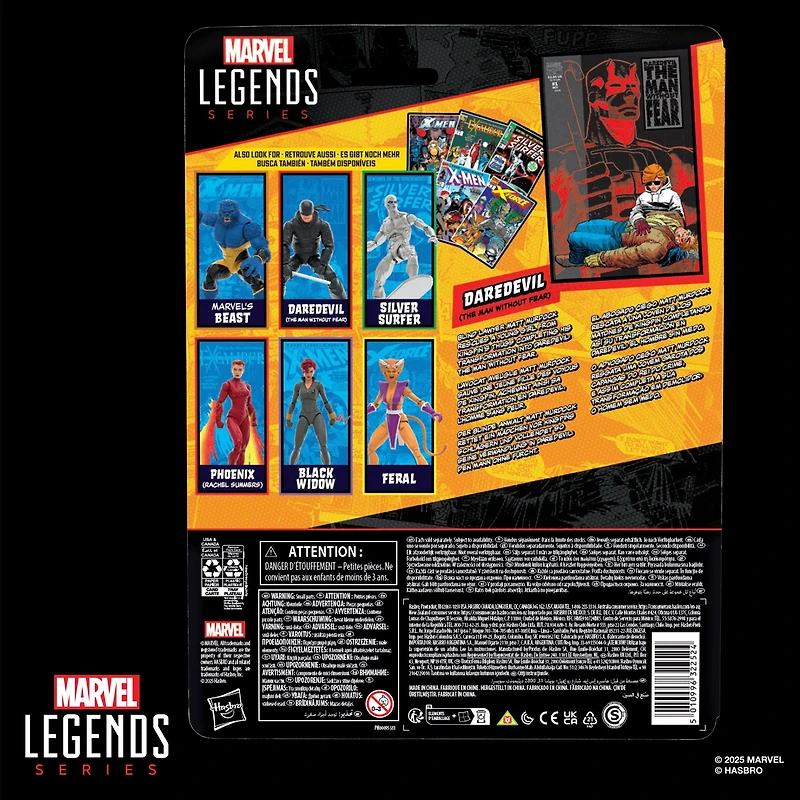 Hasbro Marvel Legends Series Daredevil (The Man Without Fear) 6-in Action Figure