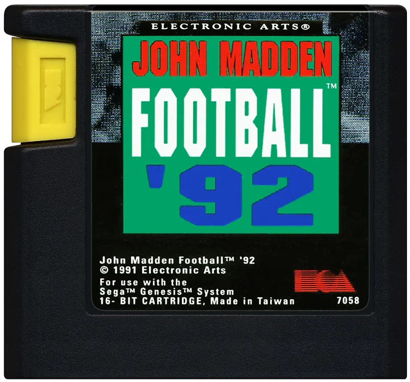 John Madden Football '92 - Sega Genesis