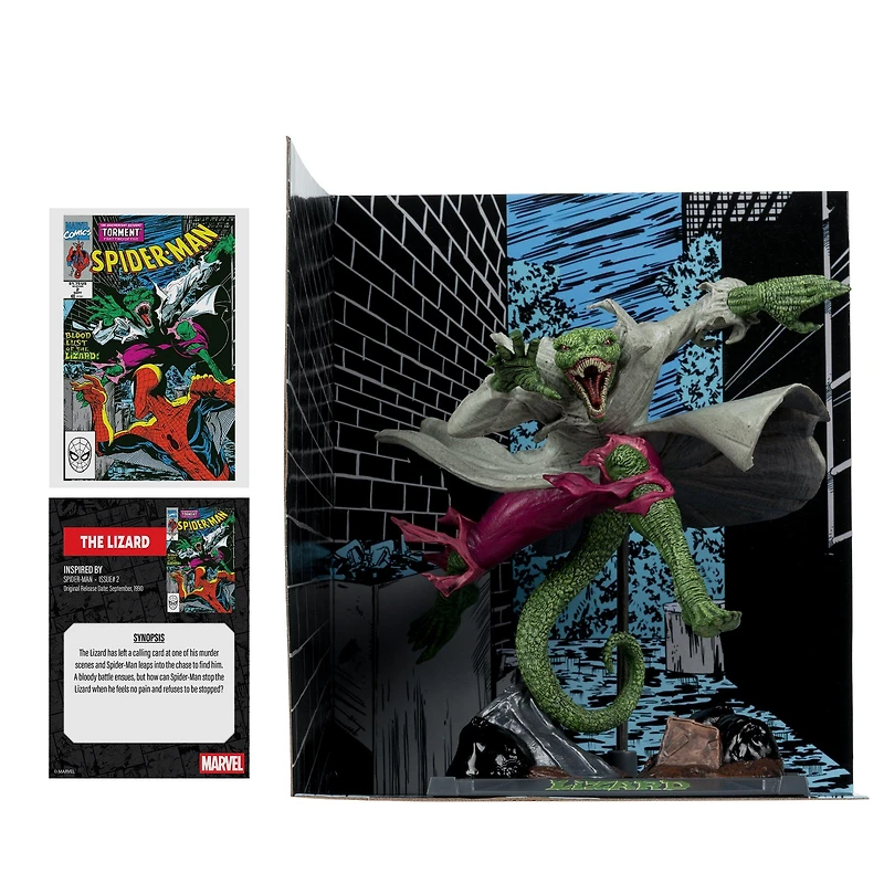 McFarlane Toys Marvel Collectibles Spider-Man The Lizard (Issue 2 Comic) Action Figure