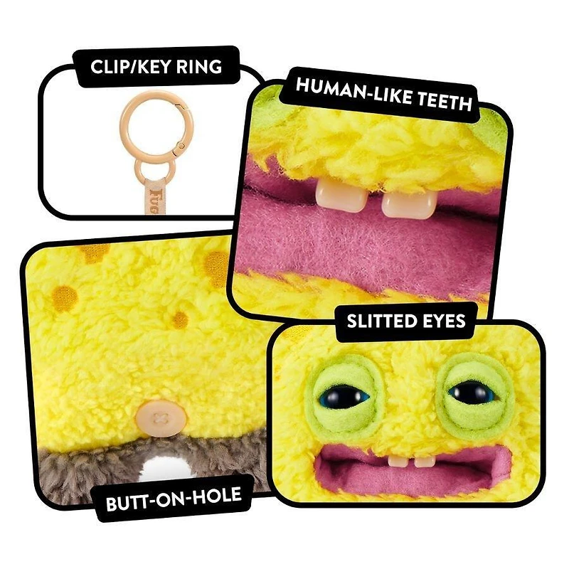 ZURU Fuggler x SpongeBob SquarePants Keyrings (Styles May Vary)