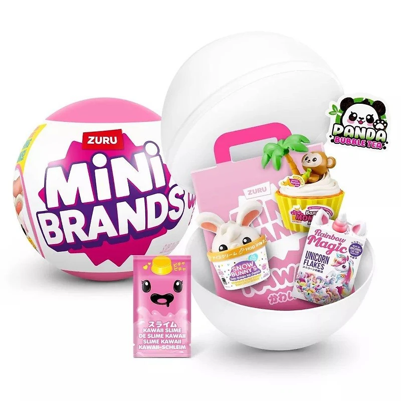 ZURU Mini Brands Kawaii Kuties Mini Capsule (Styles May Vary)