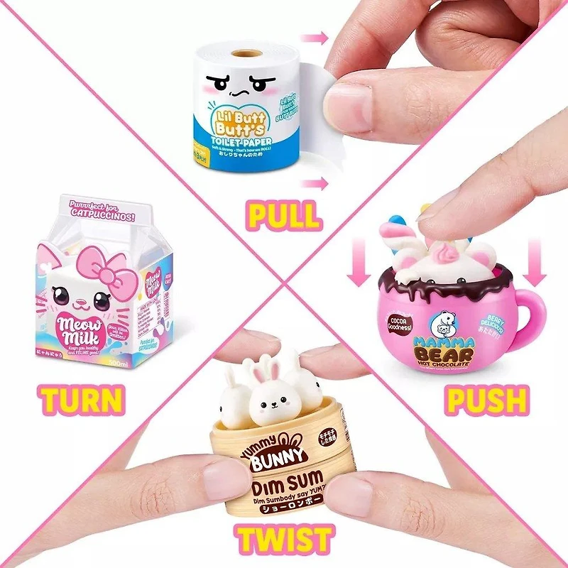 ZURU Mini Brands Kawaii Kuties Mini Capsule (Styles May Vary)