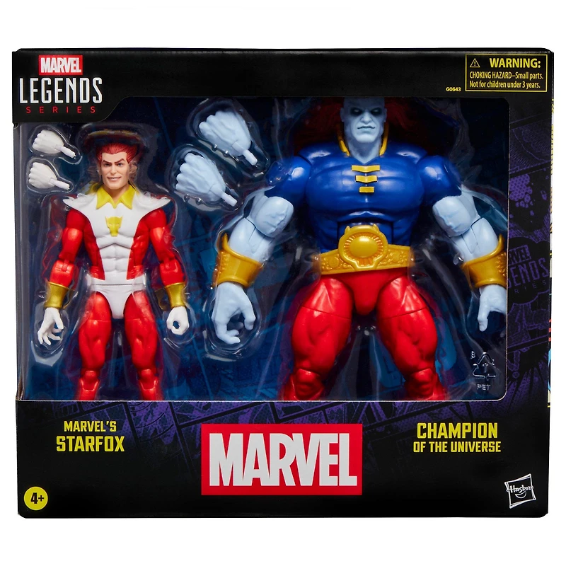 Hasbro Marvel Legends Series Marvel’s Starfox and Champion of the Universe 6-in Action Figure Set